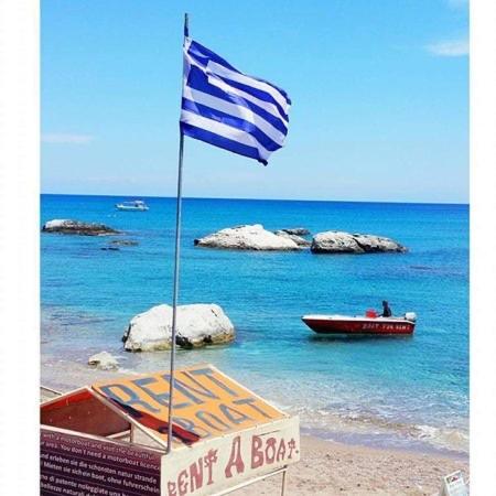 Stegna Sunny Beach- Up Floor Archangelos  Buitenkant foto